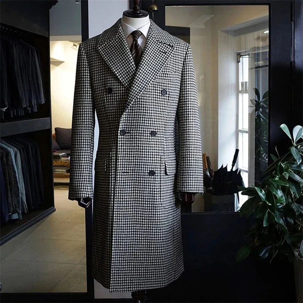 Bruno - Houndstooth Trenchcoat