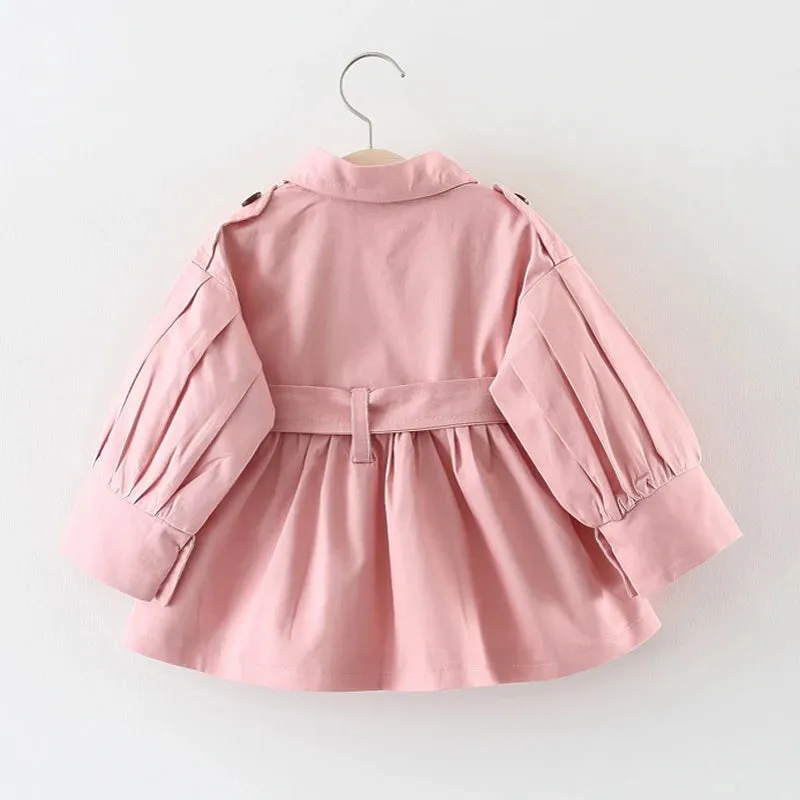 Chic Lil' Darling Cotton Trench Coat