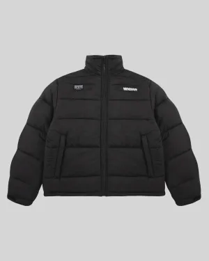 Halo Puffer Jacket - Black
