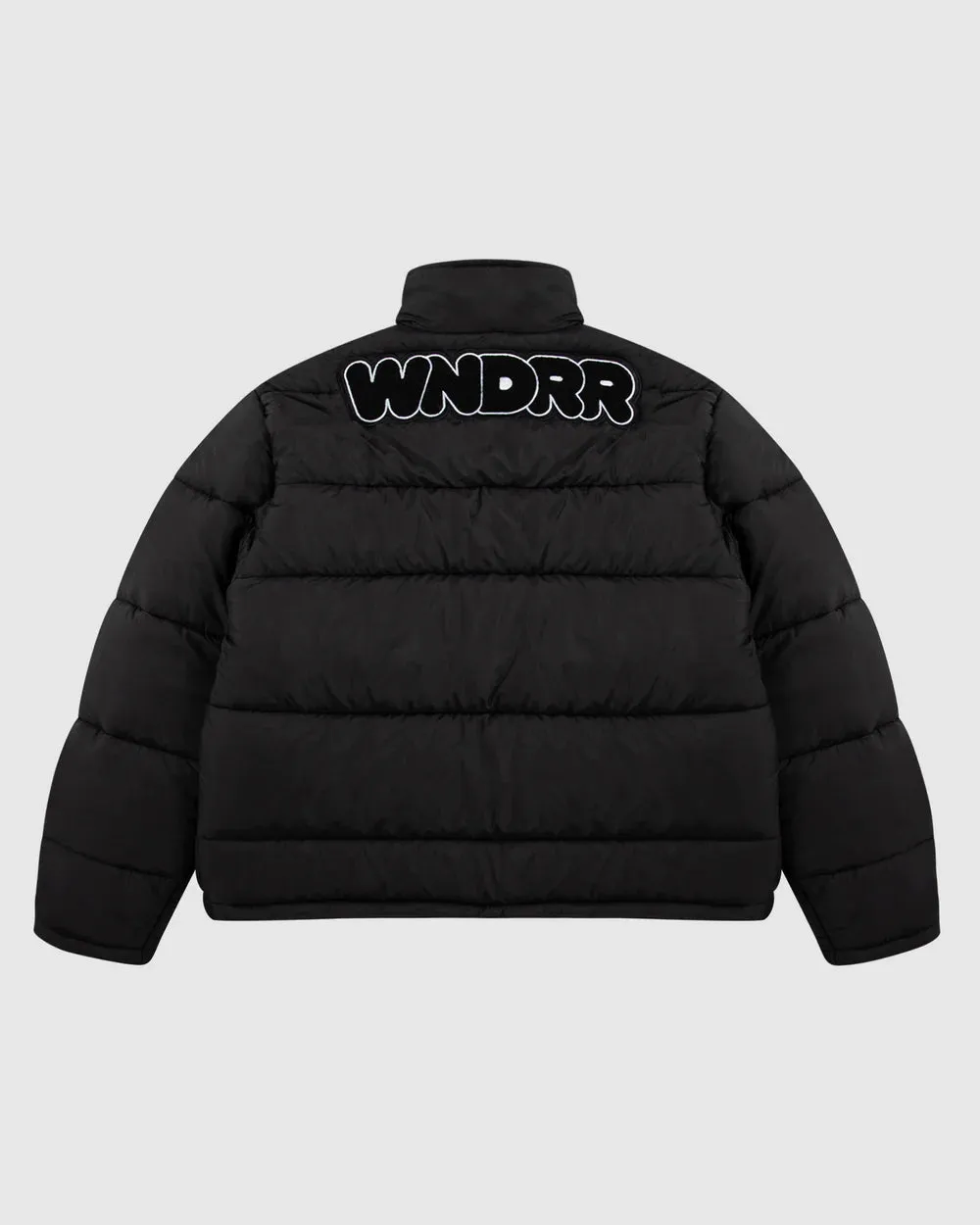 Halo Puffer Jacket - Black