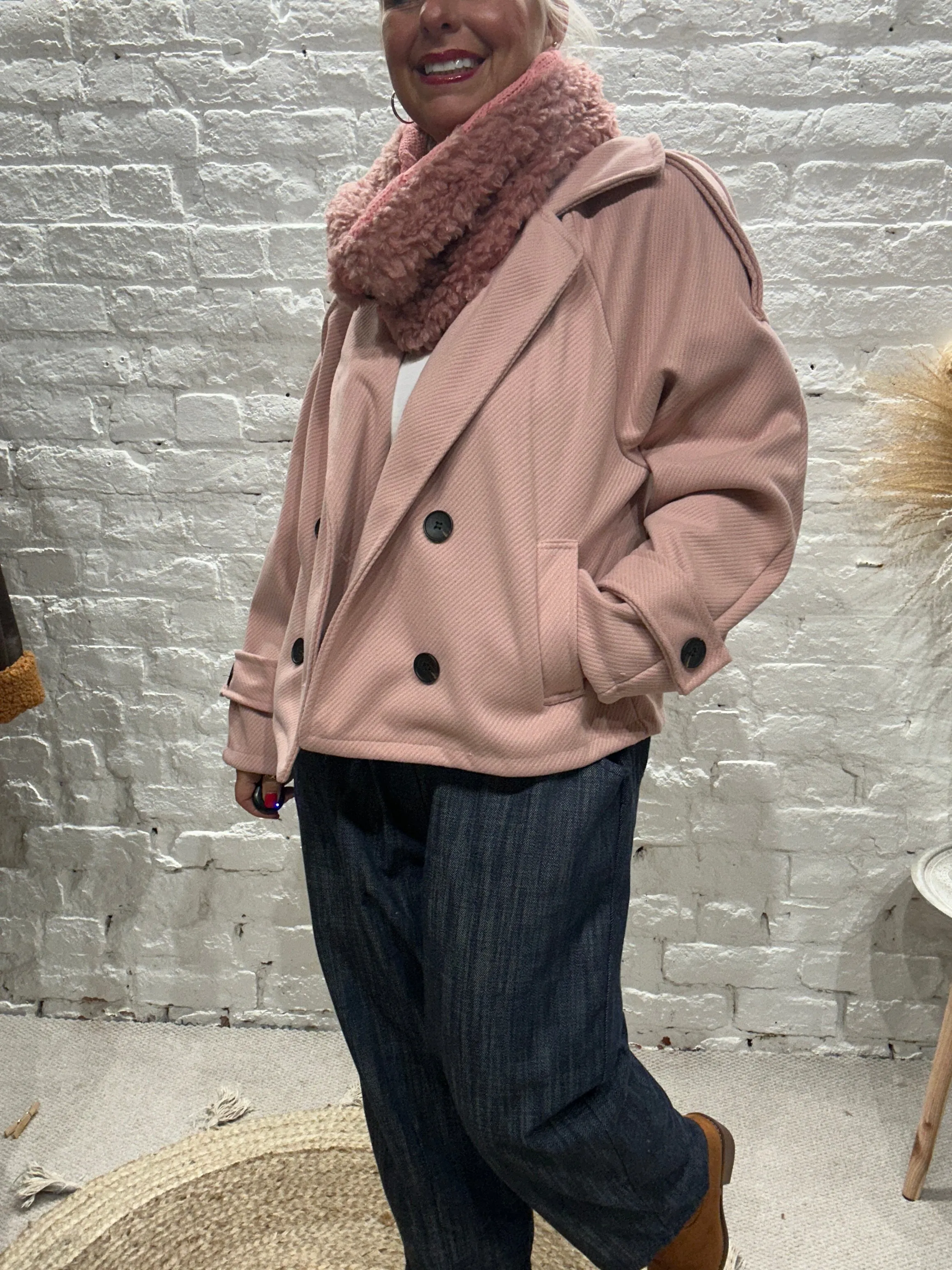 The shorty Short  Trench Button Through Jacket